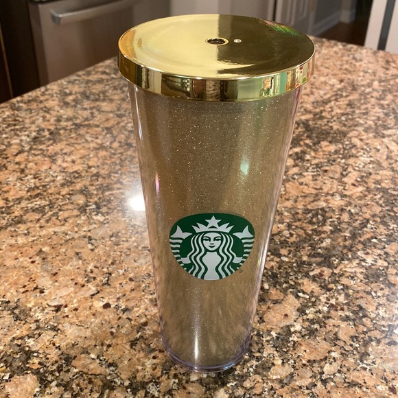 Starbucks Other - Starbucks Tall Gold Flecked Cup